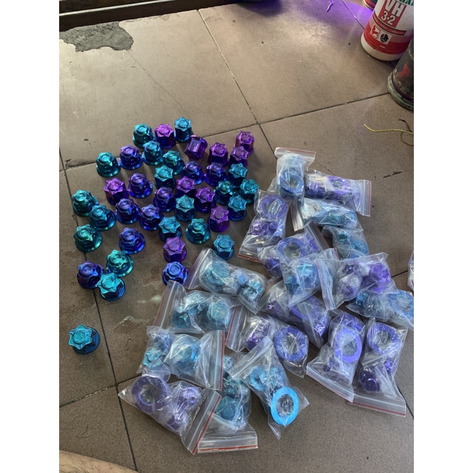 Ốc trảng ba Gr5 gắn Raider Satria Winner full bộ