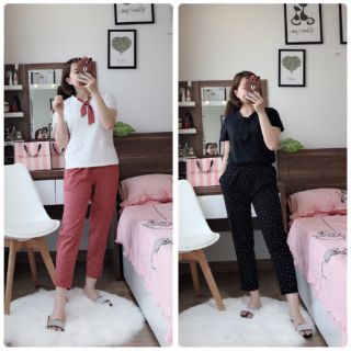 Set bộ áo thun quần baggy