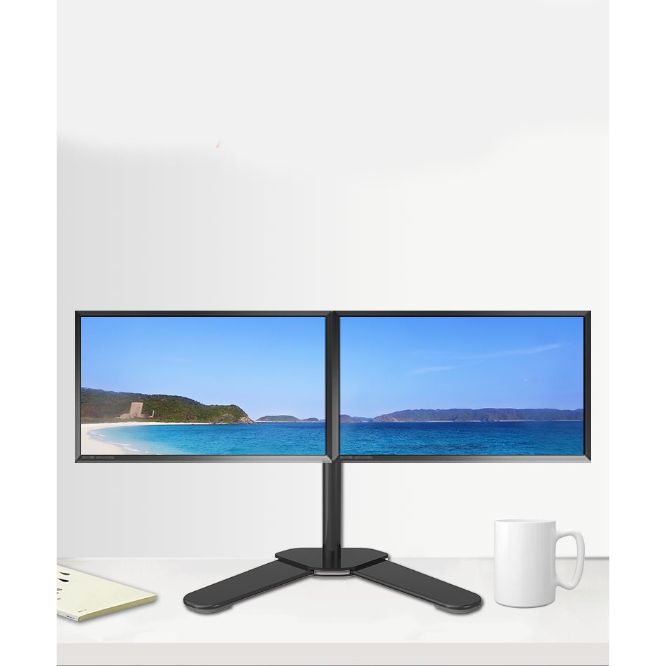 Giá Treo Màn Hình Máy Tính, Tivi-Tay Đỡ 2 Màn Hình 13-27 Inch MD6442/ML6442