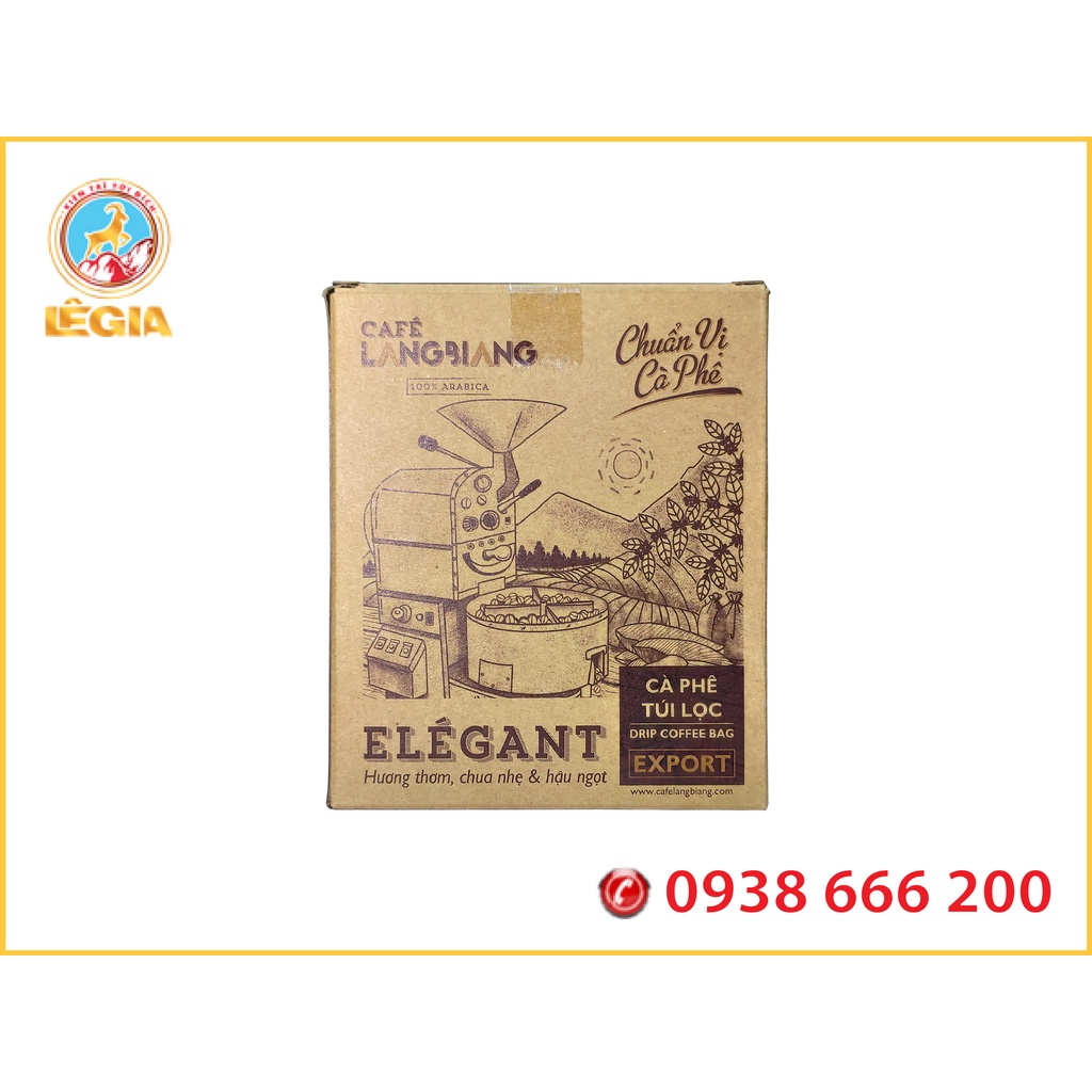 CÀ PHÊ LANGBIANG ELEGANT TÚI LỌC 150G (HƯƠNG THƠM, CHUA NHẸ &amp; HẬU NGỌT)