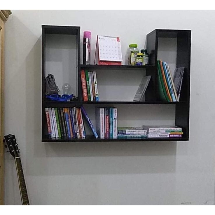 Kệ sách Gỗ hiện đại treo tường nhỏ gọn( 3 màu) phòng sách- GP14 | BigBuy360 - bigbuy360.vn