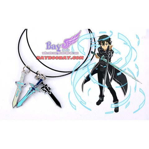 Dây chuyền Sword art Online mặt 3 thanh kiếm - SAO | Baystore