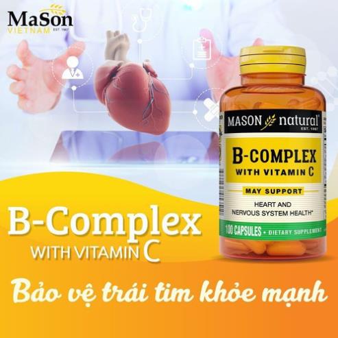 ] B-Complex hộp 100 viên - cân bằng dinh dưỡng, bảo vệ hệ thần kinh, hệ miễn dịch