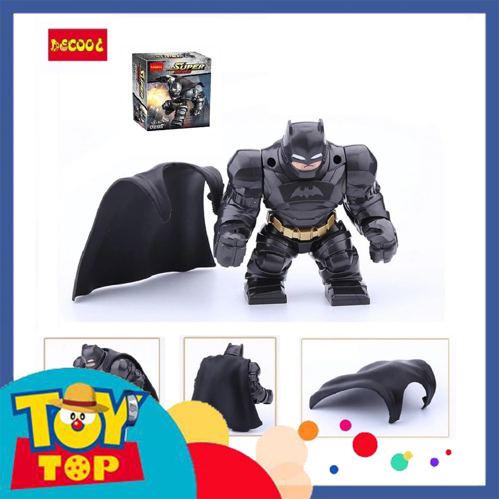 Đồ chơi ghép Batman lắp ráp Big Fig nhân vật Người dơi xếp hình Decool BigFig DC 0295