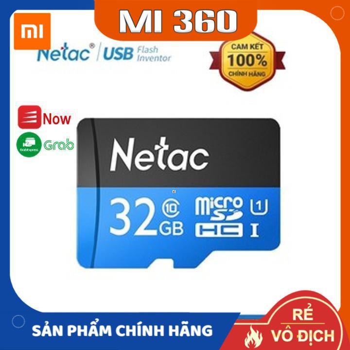 ✅ Chính Hãng✅ Thẻ nhớ micro sd Netac 32GB U1 Class10