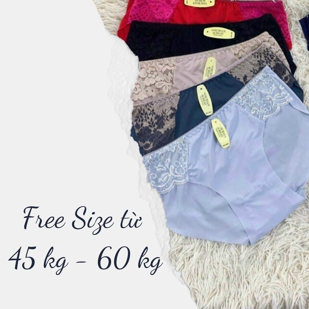 Quần chíp nữ su phối ren kháng khuẩn chống viêm nhiễm