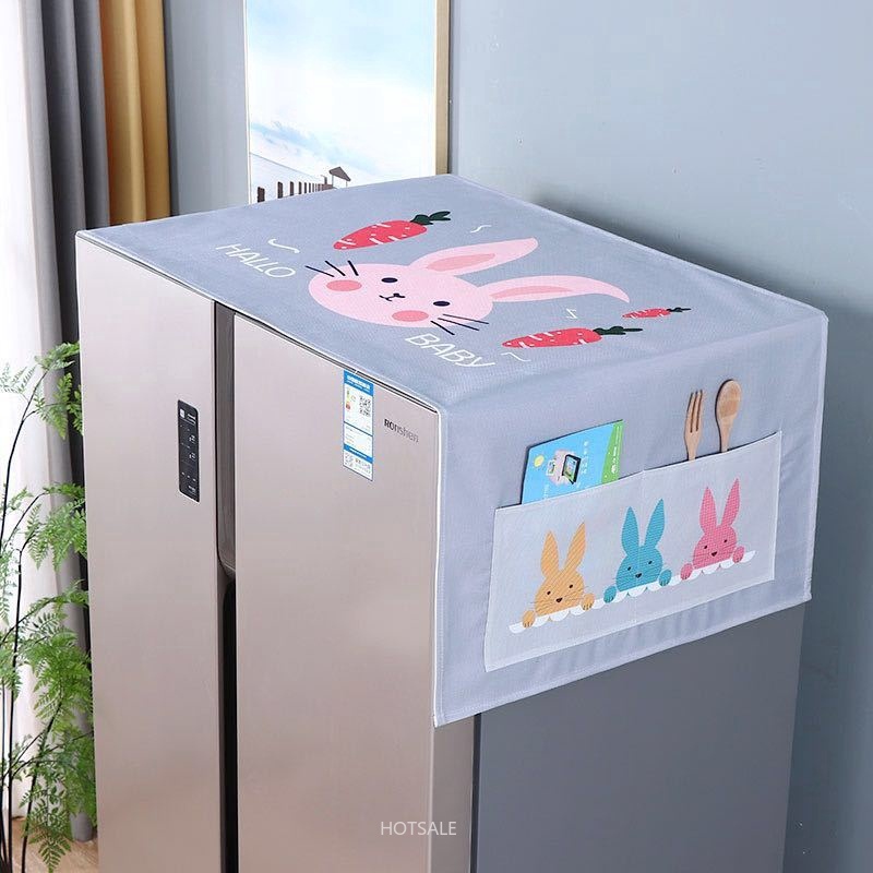 Tấm vải phủ máy giặt/ tủ lạnh chống bụi/ thấm nước/ dầu/ bụi bẩn tiện dụng