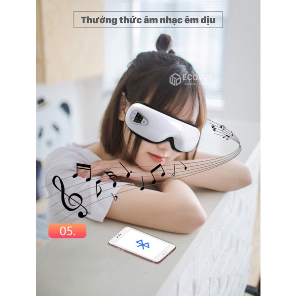 Máy Massage Mắt, Máy Massa Mắt Thư Giãn Trị Thâm Cuồng HY35