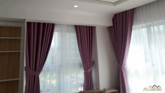 Combo rèm vải cho khách