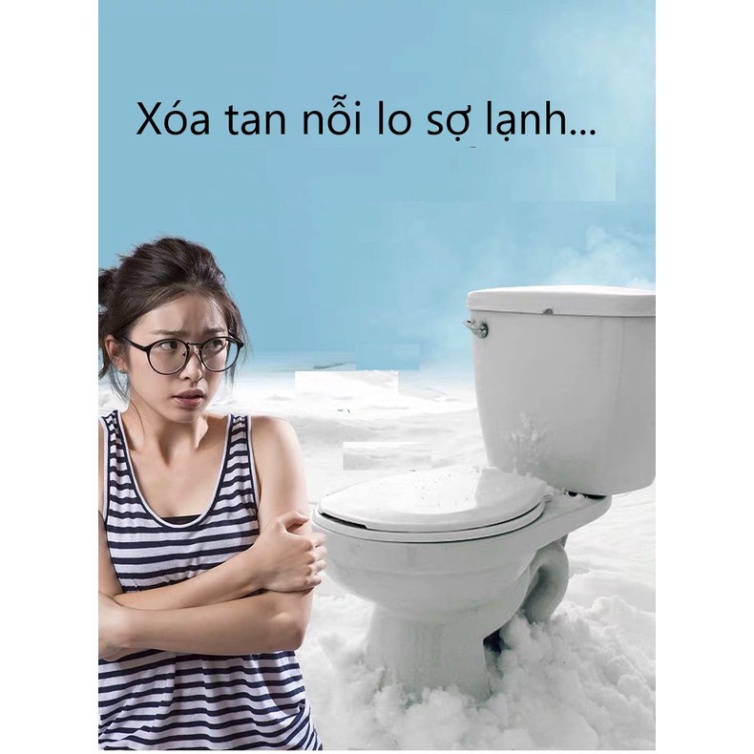 Lót bồn cầu nỉ bôngFREESHIPMiếng đệm lót bồn cầu hình tròn bằng nỉ siêu mềm,siêu bền, chống thấm nước