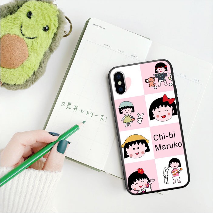 Ốp lưng iphone Doraemon và Maruko điện thoại 6 6s 7 8 plus x xs xr 11 pro max se2