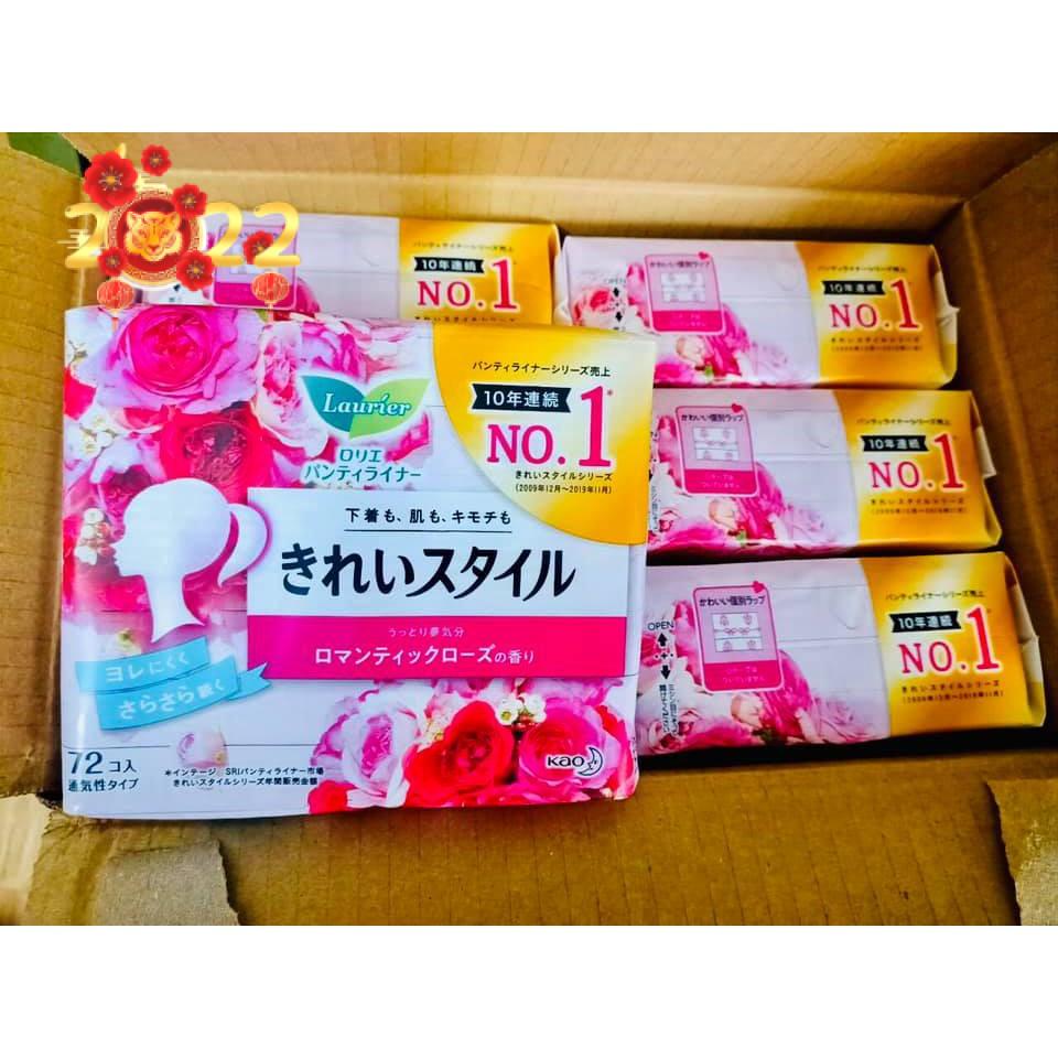 Băng vệ sinh hàng ngày Laurier nội địa Nhật 72 miếng