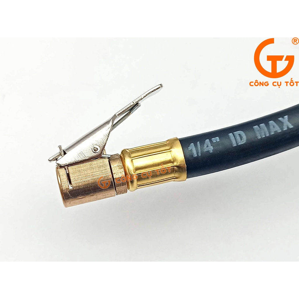 Súng bơm lốp xe đồng hồ điện tử 7 cân hơi Kapusi