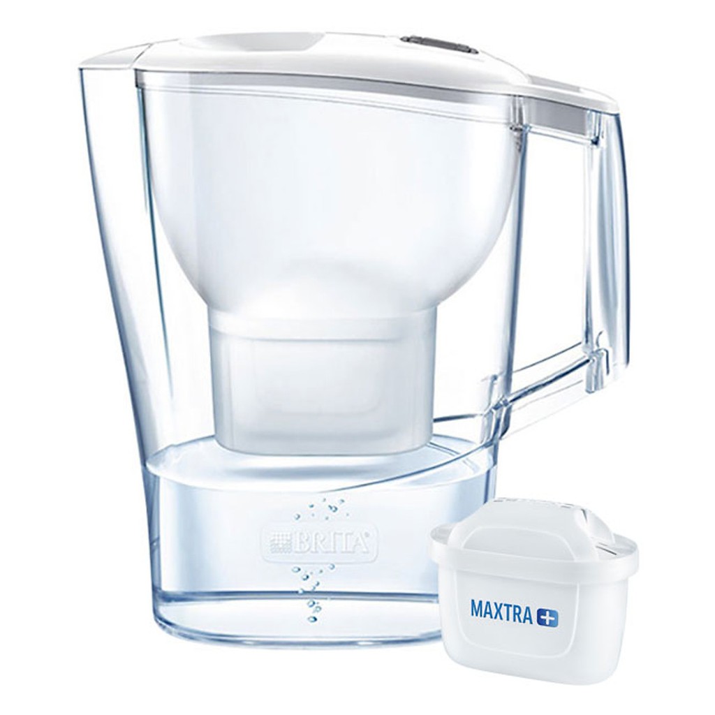 Bình Lọc Nước BRITA Aluna Cool White - 2.4L (Kèm Maxtra Plus)