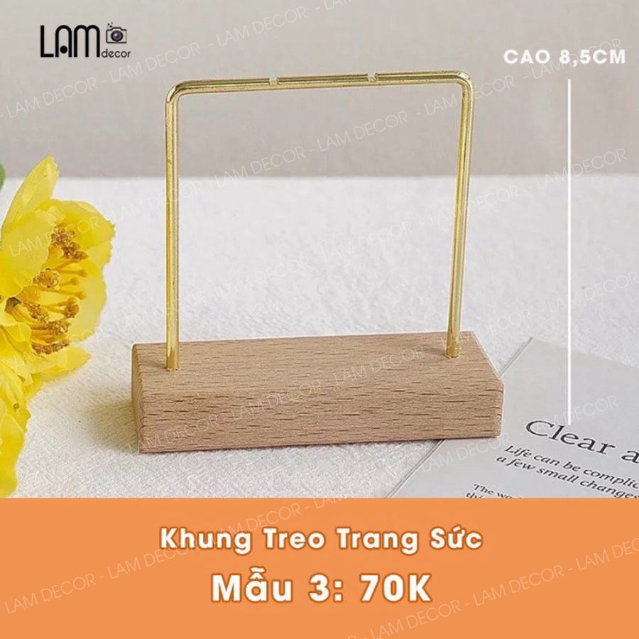 Khung Treo Trang Sức size nhỏ phù hợp chụp ảnh trang sức