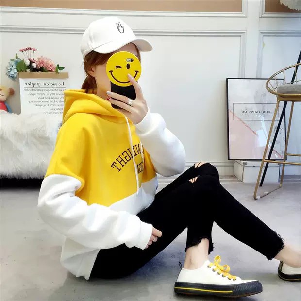 ÁO HOODIE NỮ GREEN LIGHT SIÊU CUTE KN23 | BigBuy360 - bigbuy360.vn