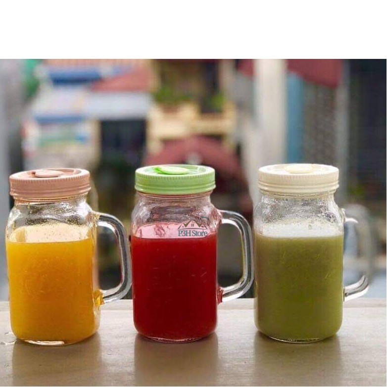 Ly thủy tinh nắp nhựa có tay cầm Lock&Lock Glass Jar dung tích 630ml LLG002 | BigBuy360 - bigbuy360.vn