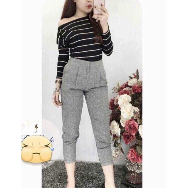 QUẦN TÂY BAGGY NỮ ĐẸP