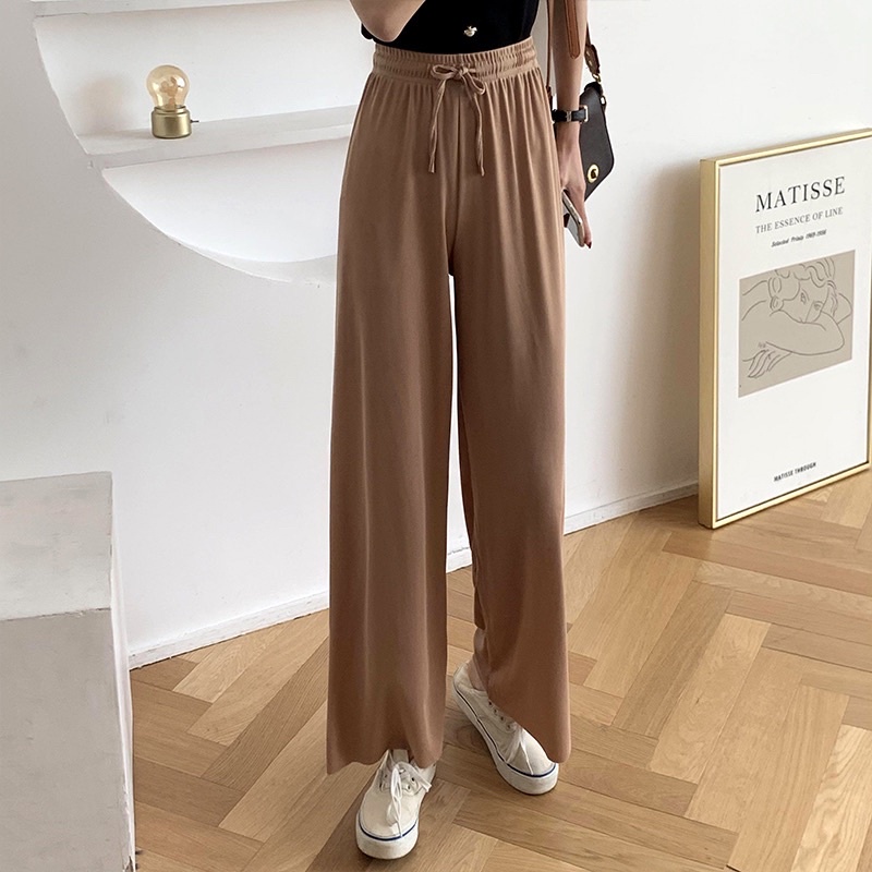 Quần Suông Rộng Len Tăm, Có Size - Tharo Clothing -