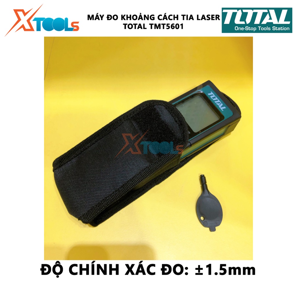 Máy đo khoảng cách tia laser Total TMT5601 bộ đo khoảng cách laser cầm tay phân phối chính hãng tại [XSAFE][XTOOLs]