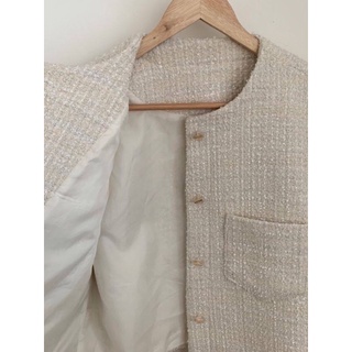 Áo Khoác Dạ Tweed Cao cấp Ulzzang