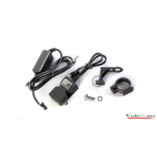 SẠC ĐIỆN THOẠI XE MÁY 2 CỔNG USB 12 - 24V
