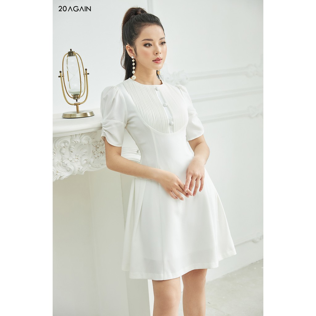 Đầm xòe gấp mí ngực 20AGAIN DEA0872 | BigBuy360 - bigbuy360.vn