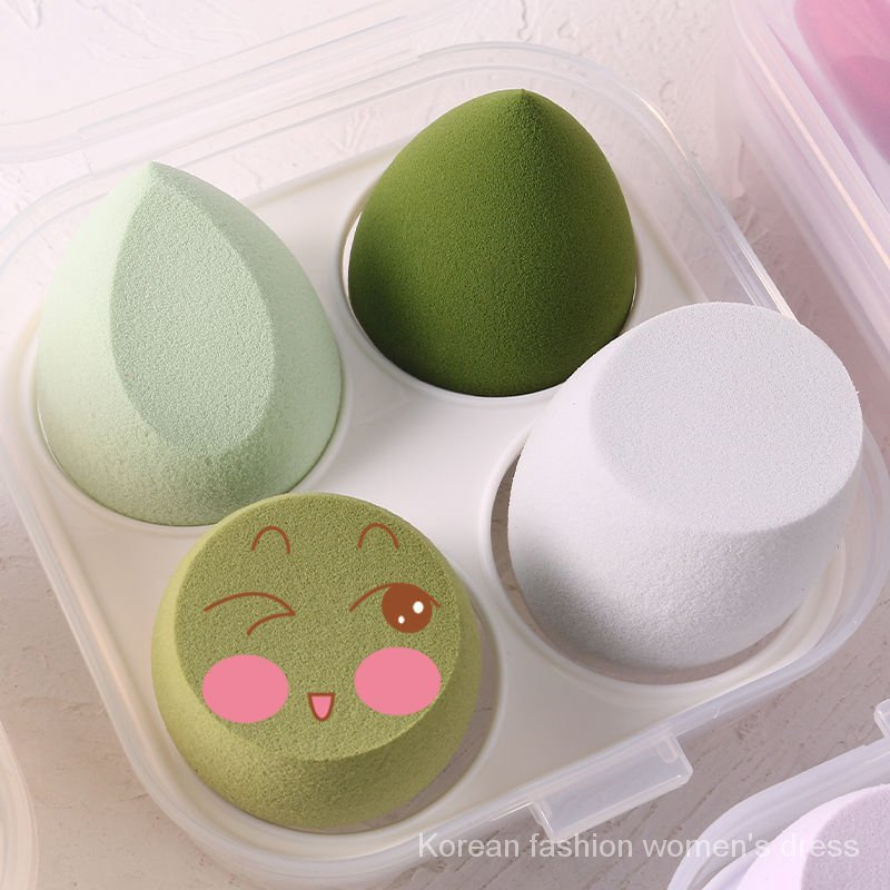 Cosmetic Egg Super Soft Smear-Proof Gourd Water Drop Oblique Cut Cushion Sponge Powder Puff Wet and Dry Dual-Use Makeup Makeup Tools