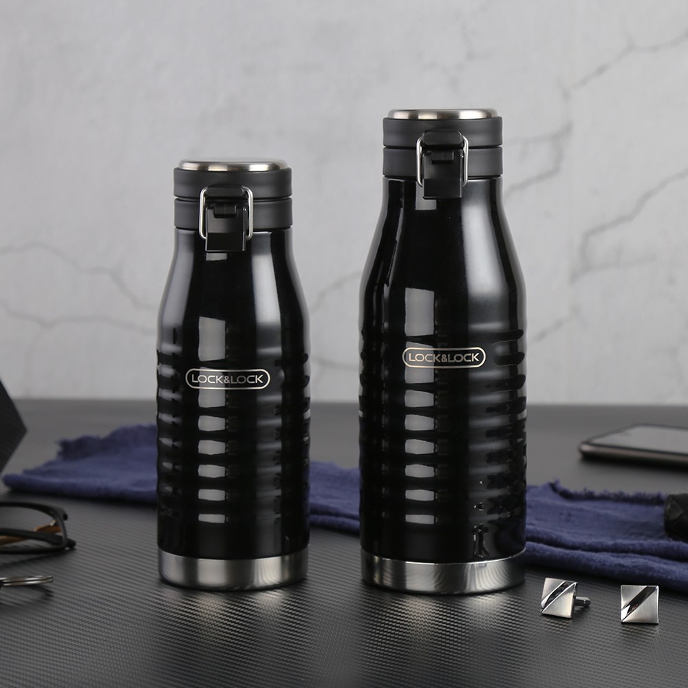 Bình giữ nhiệt bằng thép không gỉ Lock&amp;Lock Wave Bottle 460ml