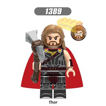 Đồ chơi lắp ráp Lego Minifigures - Marvel Thor Mẫu 1 - Trò chơi lắp ráp mô hình nhân vật