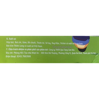 Bộ dụng Cụ Học Tập Kun 9 Món (Hàng Quà Tặng)