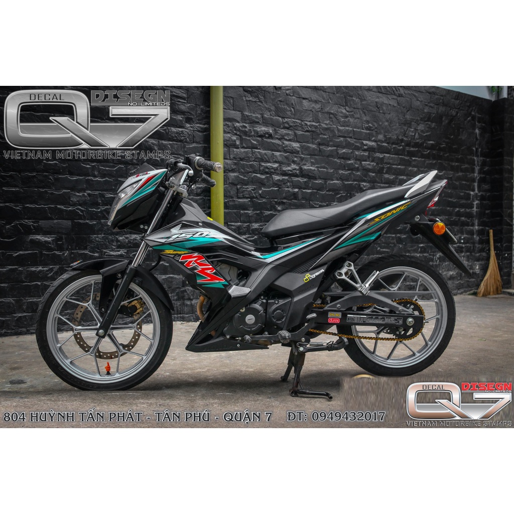 Tem Rời SONIC 150 Đen - decalq7