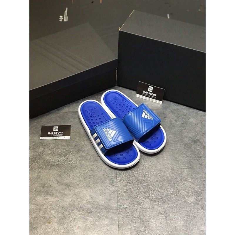 Dép Adidas quoai xé 3 sọc siêu nhẹ - dép quai ngang - Fullbox - đủ size