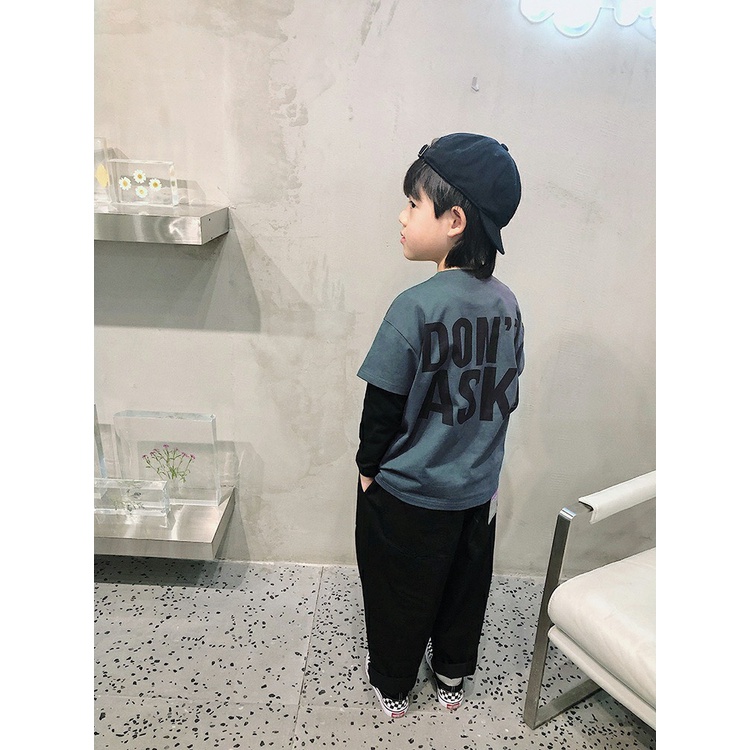 Áo thun dài tay Áo thu đông  bé Trai Gái chất thun lạnh mềm mại 8-20kg