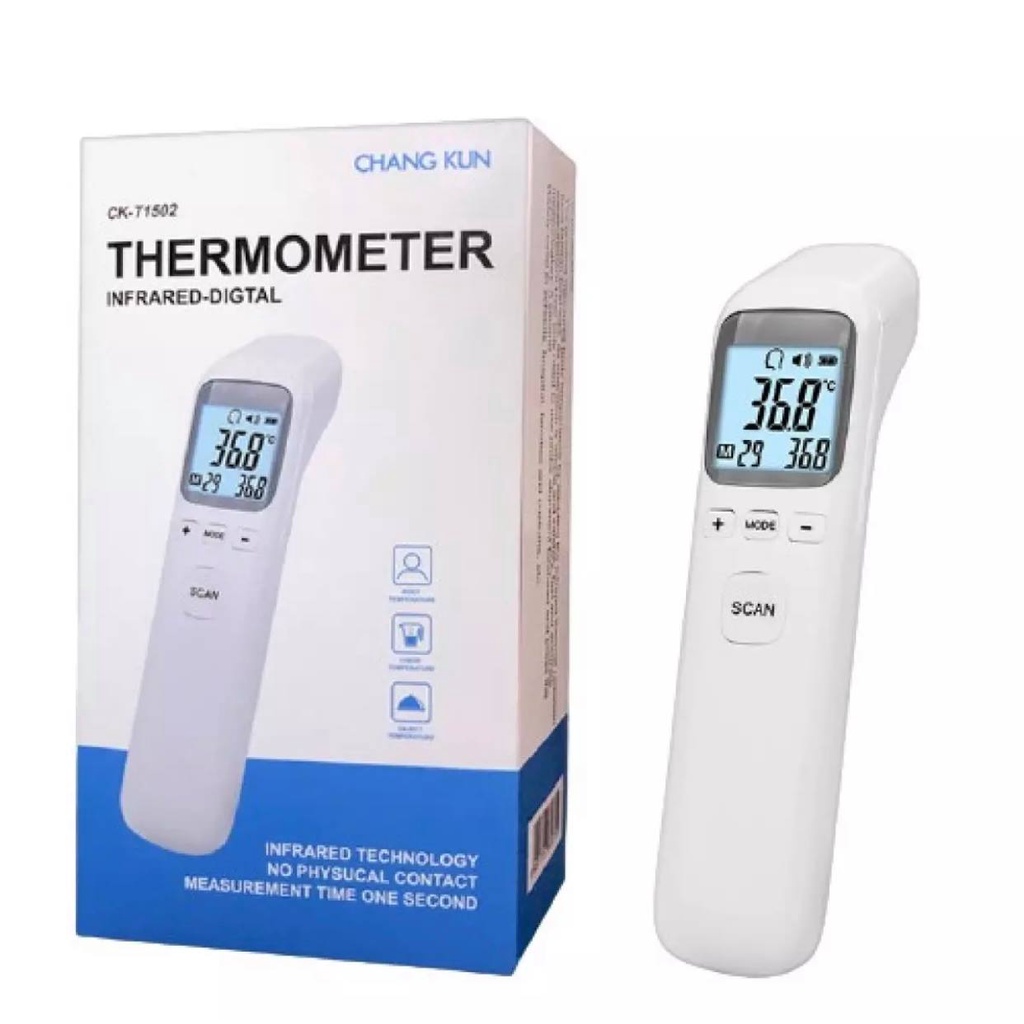 Nhiệt Kế Hồng Ngoại Đo Trán Infrared Thermometer CK-T1502 NHIỆT KẾ ĐIỆN TỬ ĐO KHÔNG TIẾP XÚC THEO DÕI THÂN NHIỆT