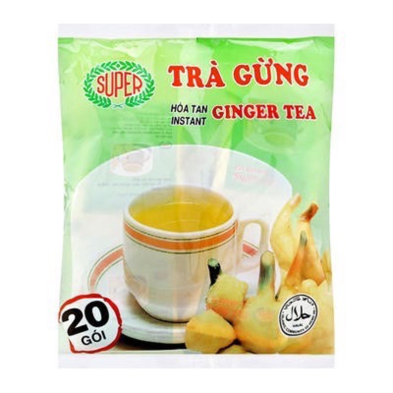 Thùng 24 Bịch Trà Gừng Super 400gr