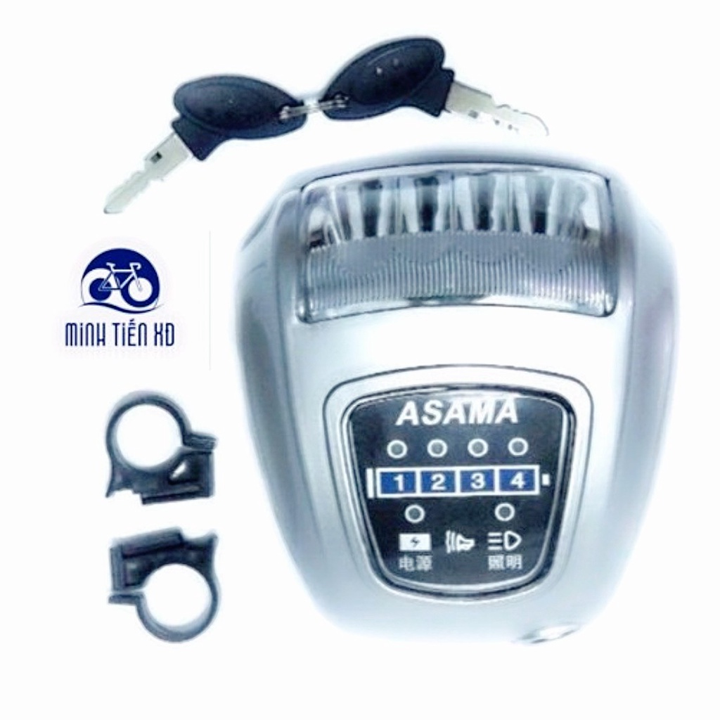 Đầu đèn xe điện ASAMA/ASAIMA 36v, 48v cho các dòng xe điện phổ thông