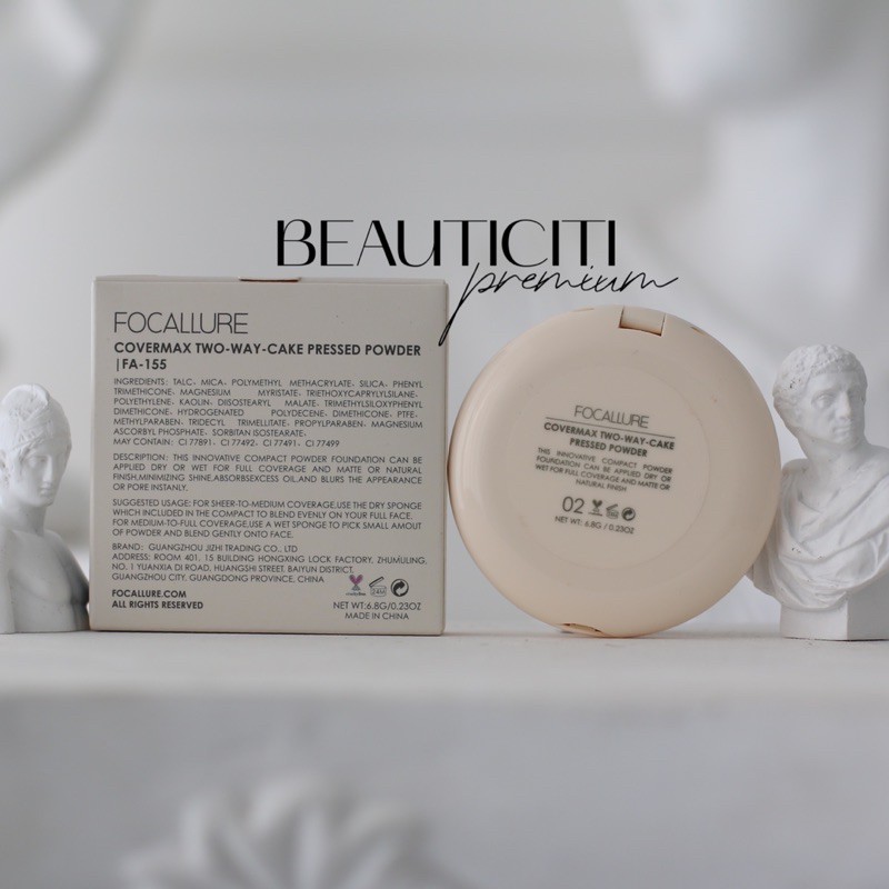 PHẤN PHỦ NÉN KIỀM DẦU COVER MAX FOCALLURE | BigBuy360 - bigbuy360.vn