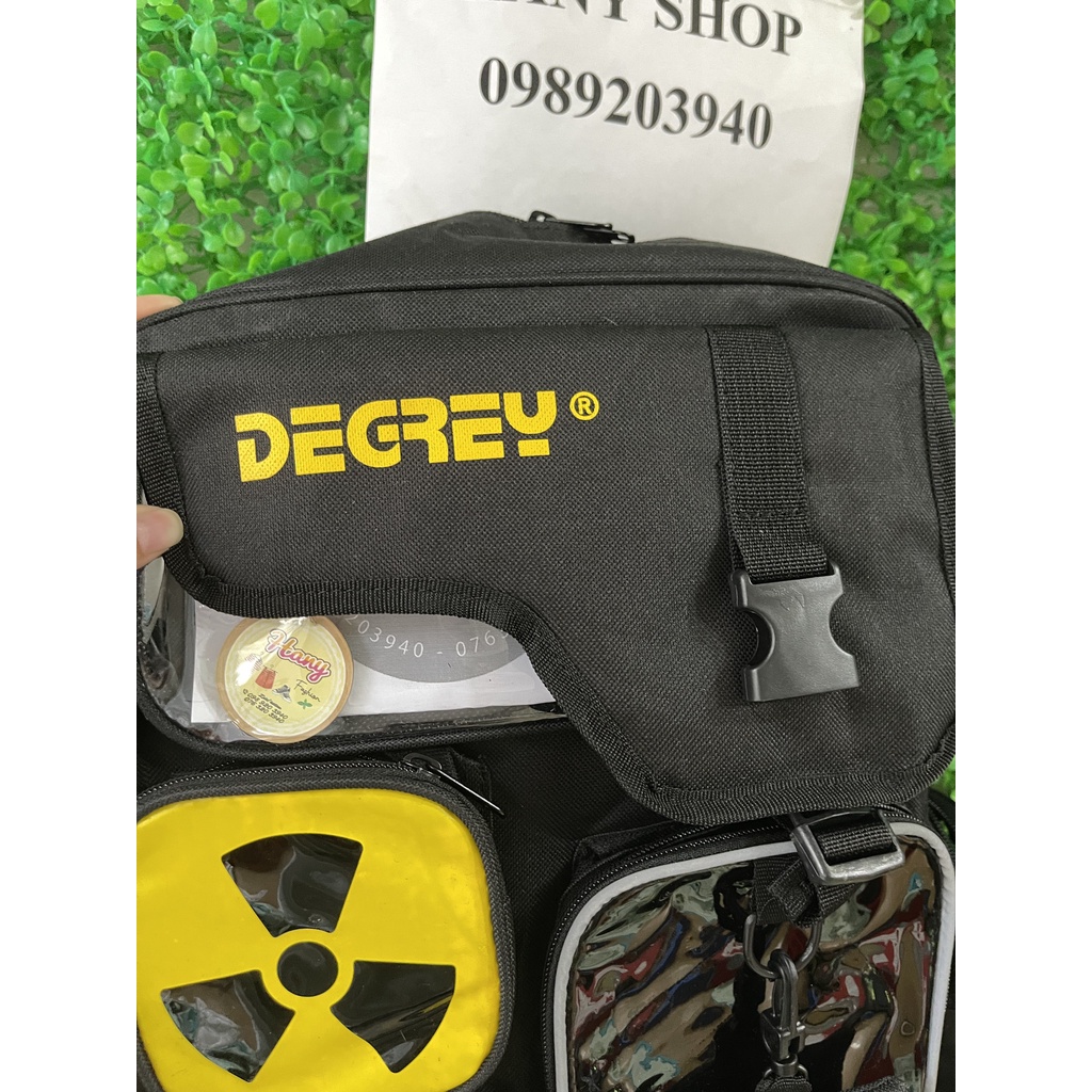 Balo học sinh Degrey Hạt Nhân màu đen tặng kèm tag và giấy thơm Thời trang unisex HCM BL05