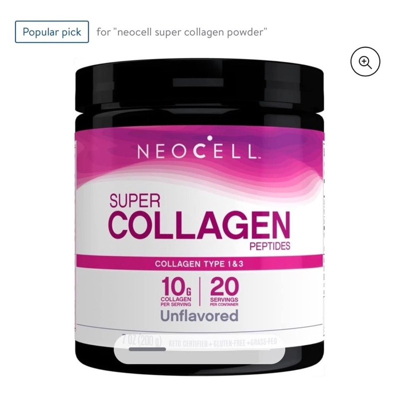 Bột pha Super Collagen Neocell Peptides mẫu mới nhất