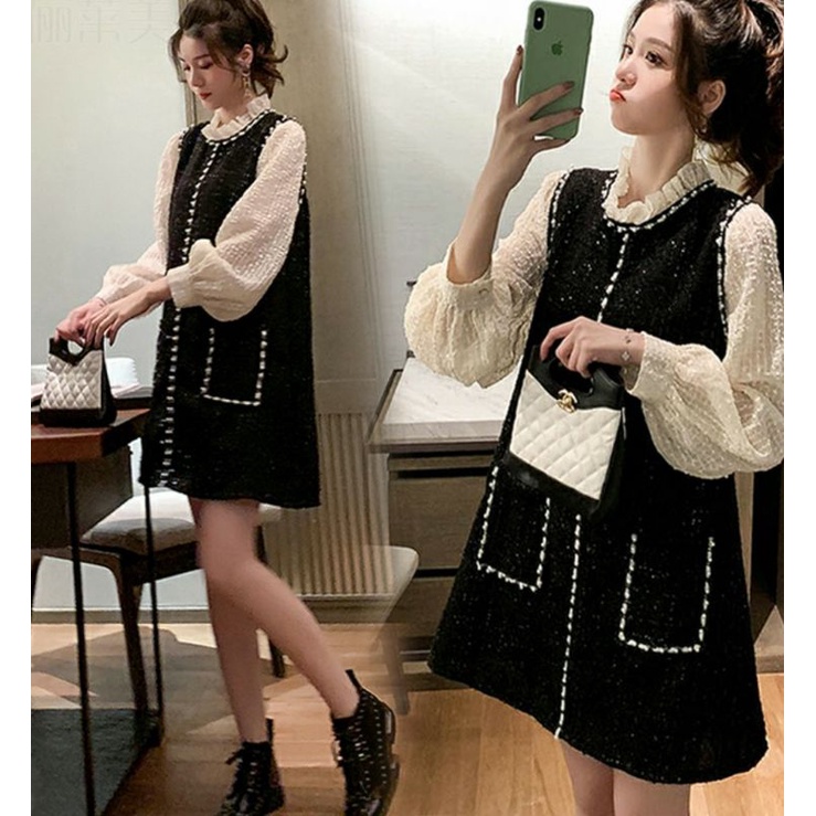 Váy tiểu thư chất dạ