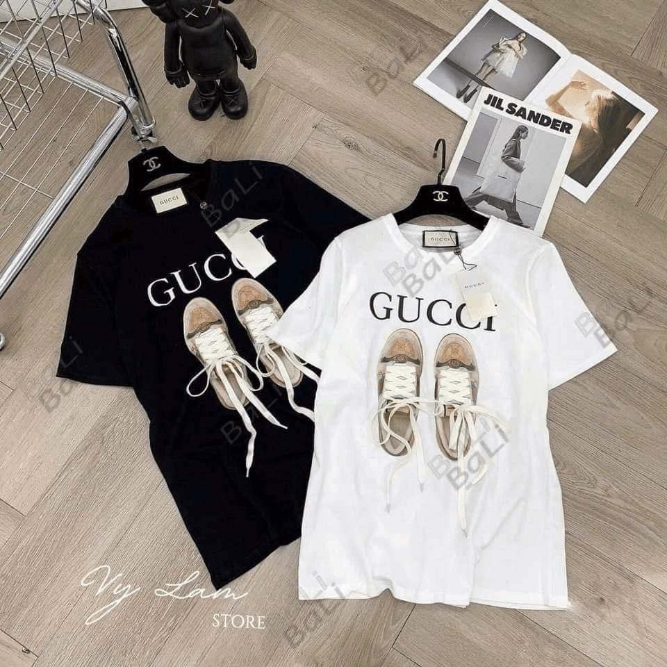 ÁO THUN NỮ GU CHÌ ĐÔI GIÀY THẬT CỰC HOT SIÊU KINH ĐIỂN GIÁ RẺ BẤT NGỜ- HÀNG CHẤT LƯỢNG CAO HHP