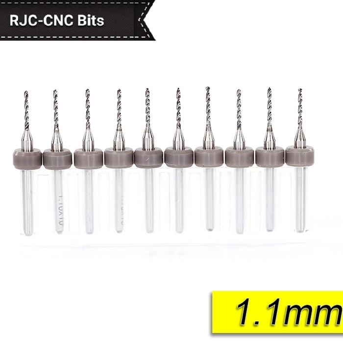 Bộ 10 Mũi Khoan Cnc 1 1 mm 1 10mm Bits