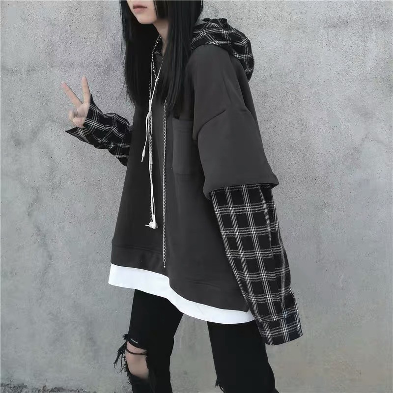 Áo hoodie layer dây xích | BigBuy360 - bigbuy360.vn