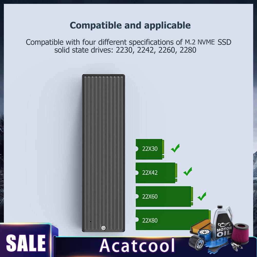 Hộp Nhôm Cứng Đựng Ổ Cứng Ssd Acatcool. The M2pv-c3 M.2 Nvme | BigBuy360 - bigbuy360.vn