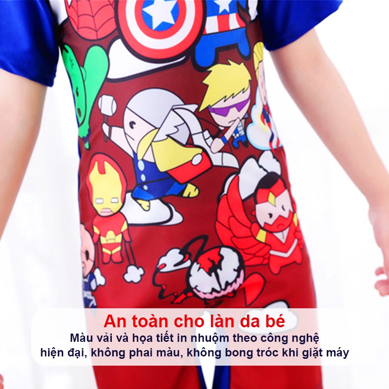 Đồ bơi cho bé trai và bé gái 5-10 tuổi nhập khẩu cao cấp hoạt hình Baby-S, Đồ bơi liền thân cho bé nhiều màu - SDB013