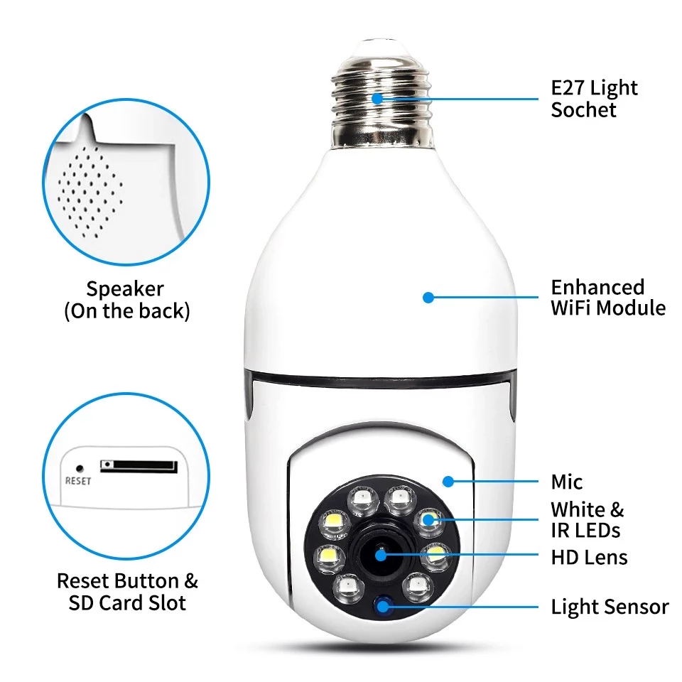 Camera kỹ thuật số HAMROL PTZ Wifi 3MP YCC365 Plus 1080P tầm nhìn đêm tự động theo dõi giọng nói 2MP 4X
