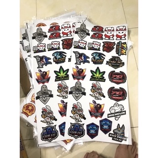 Tem ido giới trẻ,logo, trang trí xe máy