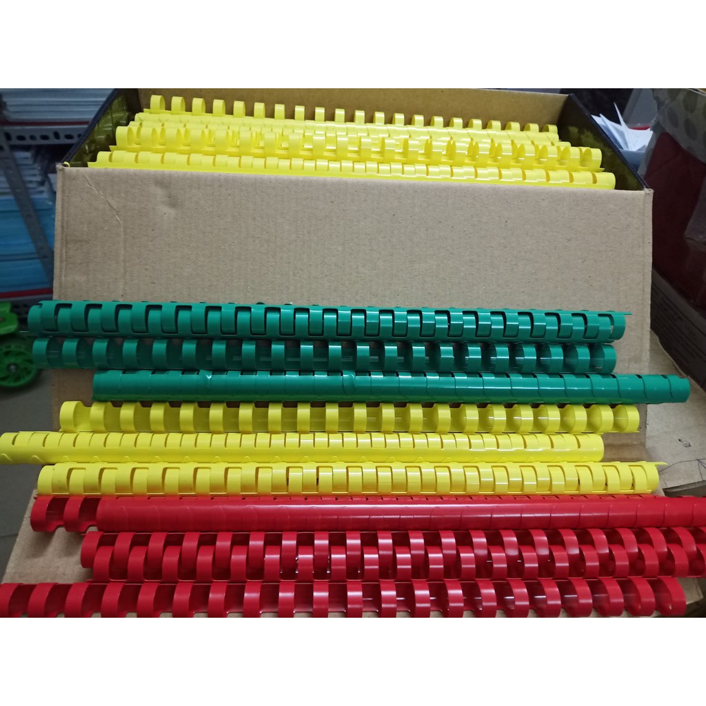 50 Cây Lò xo Nhựa Đóng Sách 14mm