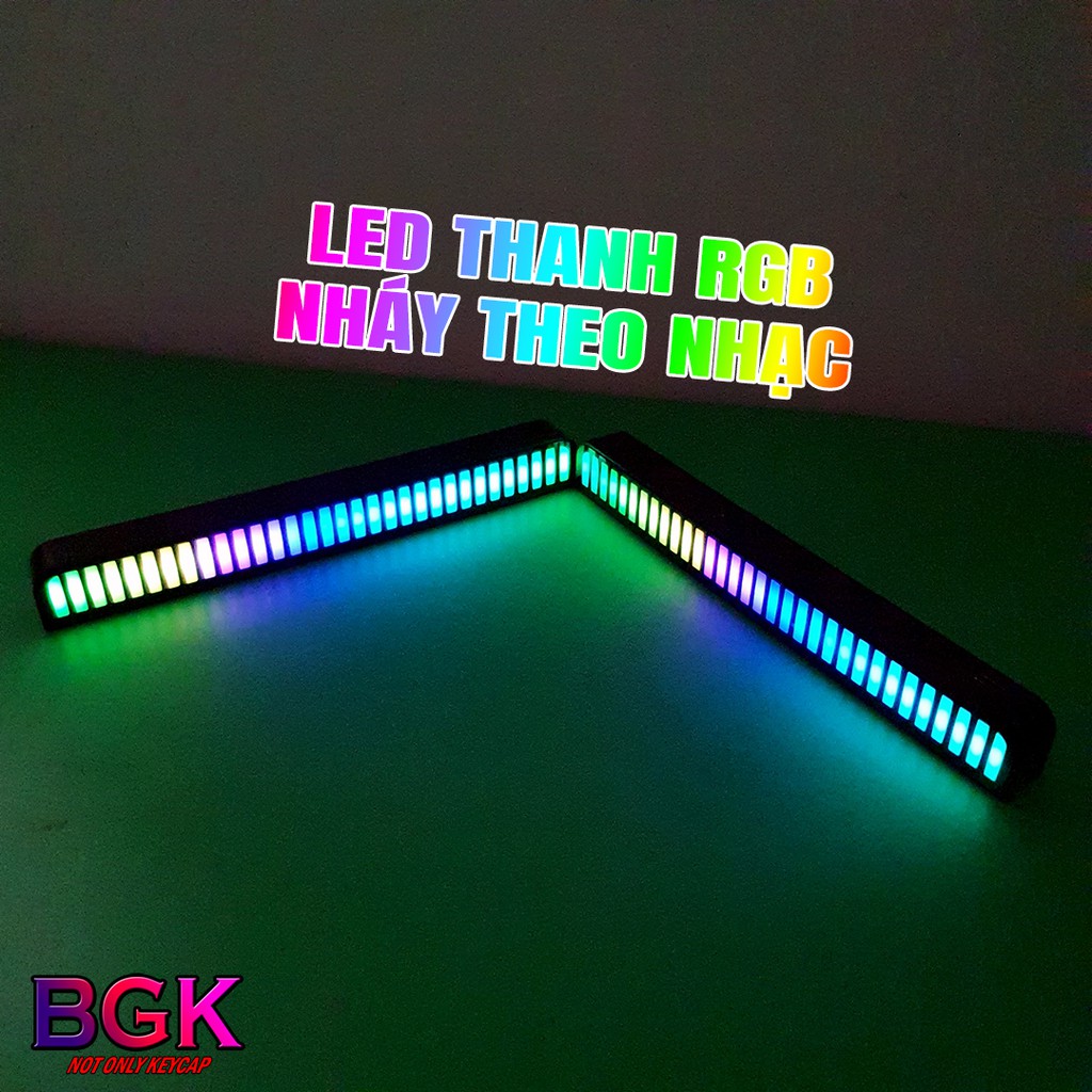 LED Thanh RGB nháy theo nhạc có phần mềm điều khiển YD-002 nằm ngang
